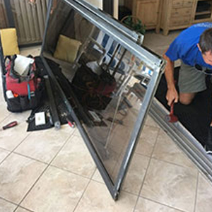 sliding glass door frame repair Palm Coast